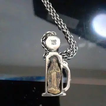 아델 925 실버 가스 스탠드형 목걸이