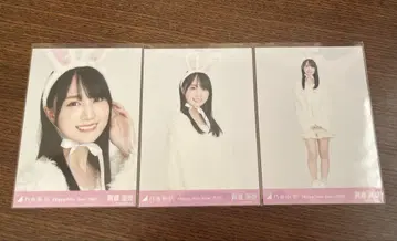 노기자카46 브로마이드 카키 하야카 토끼