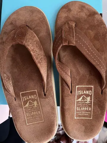 ISLAND SLIPPER 스웨이드 플립플랍