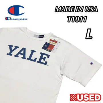 T1011 챔피온 YALE 예일 대학 화이트 택 포함