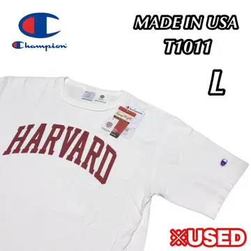 T1011 챔피온 HARVARD 하버드 대학 화이트 택 포함
