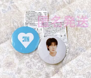 BTS JIN RUNSEOKJIN 캡슐 토이 가챠 캔뱃지 2개