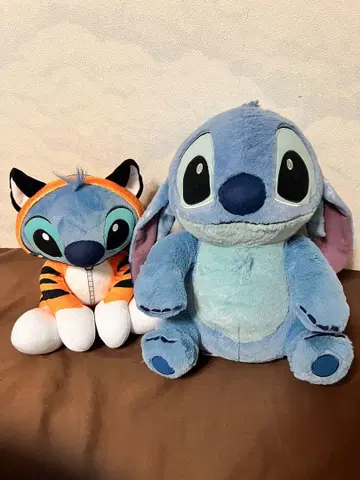 스티치와 티거 스티치 봉제 인형 세트