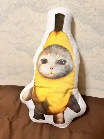 바나나 고양이 봉제 인형 본체