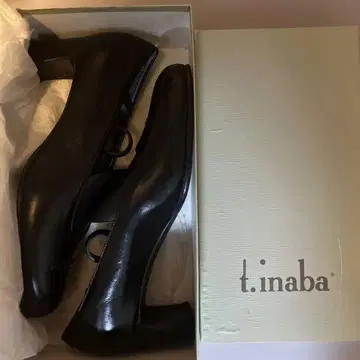 t.inaba 블랙 하이힐 24cm