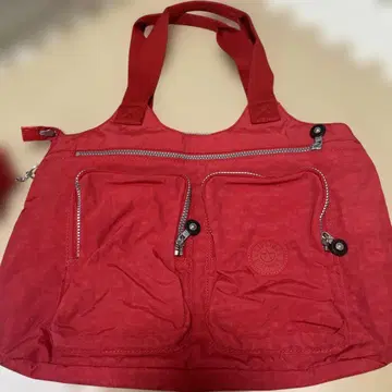 Kipling 빨간색 숄더백 빅