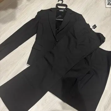 PERSON'S 블랙 정장 세트 스커트 팬츠 블라우스 S~M