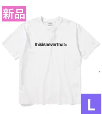 디스이즈네버댓 화이트 티셔츠 L 사이즈