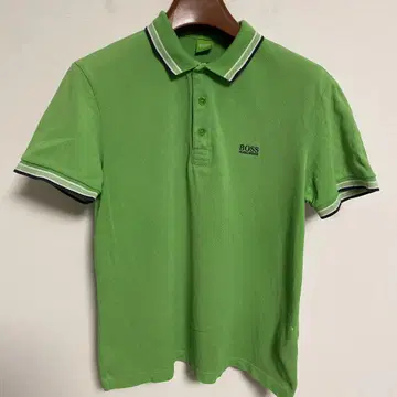 HUGO BOSS 휴고 보스 그린 피케 셔츠 M