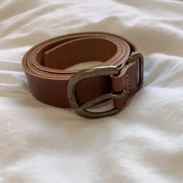 Hender Scheme 태닝 벨트 브라운 소가죽 천연 가죽