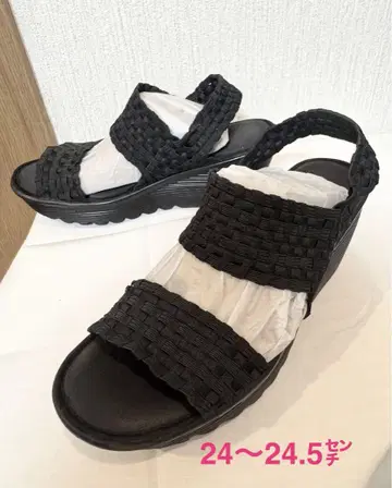 Skechers 웨지 샌들, 뜨개질