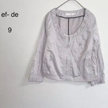 에프데 사이즈 9 집업 자켓 숏 기장 지퍼 부착 포켓 있음