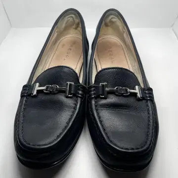 REGAL 24cm 블랙 가죽 로퍼