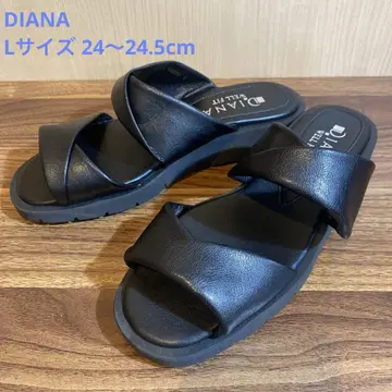 DIANA WELLFIT 블랙 샌들 L 사이즈