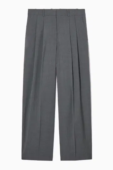 와이드 레그 테일러드 울 팬츠 COS size38 완판템