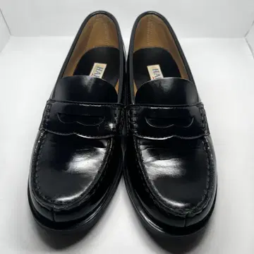 HARUTA 22.5cm 블랙 가죽 로퍼