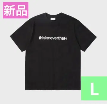 디스이즈네버댓 T-Logo Tee 블랙 티셔츠 L