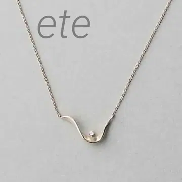 ete K10MPG 다이아몬드 목걸이 미스트 핑크 e