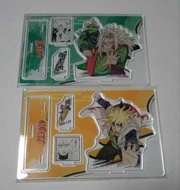 NARUTO 명장면 디오라마 아크릴 스탠드 지라이야 나미카제 미나토