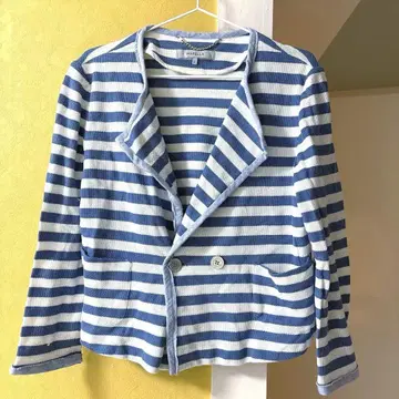 MARELLA 스트라이프 테일러드 자켓 XL