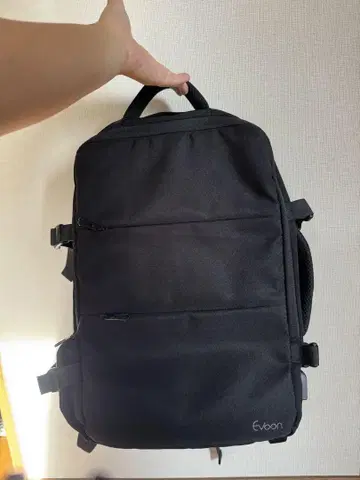 Evoon 블랙 비즈니스 백