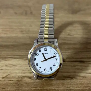 타이맥스 TIMEX 팔찌 투톤 스테인리스 스틸 손목시계