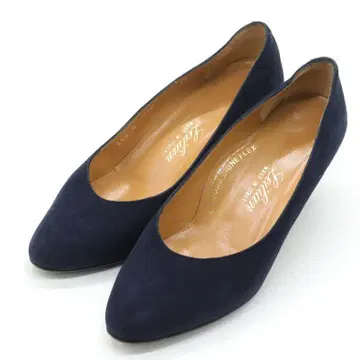 레리안 펌프스 천연 가죽 여성용 24.5cm 네이비 Leilian