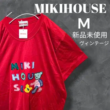 MIKI HOUSE 레드 티셔츠 M 미사용 새상품 레트로 레어