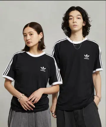 아디다스 아디컬러 클래식 쓰리 스트라이프 티셔츠