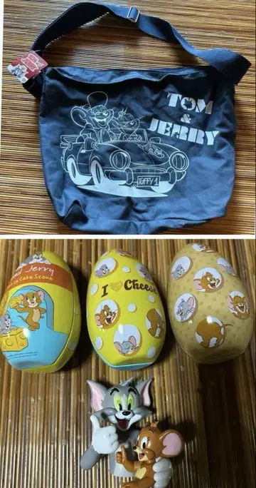 톰과 제리 피규어 백 잡화 5종 묶음 판매