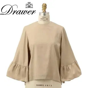 Drawer 드로어 플레어 슬리브 블라우스 상의 36