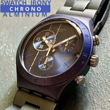 SWATCH (스와치) [IRONY CHRONO] 블루 알루미늄 모델