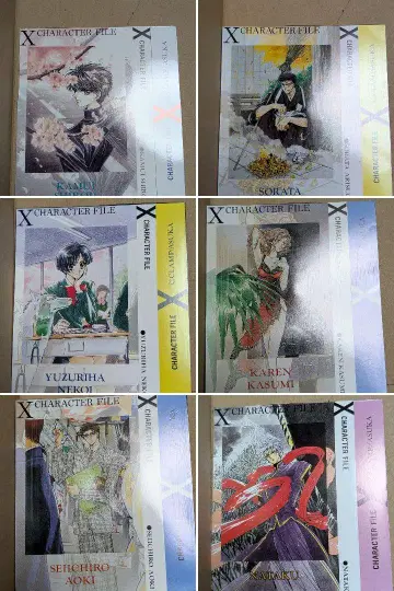 월간 아스카 부록 'X 엑스' 카미가미 카드 CLAMP