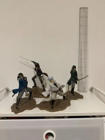 은혼 피규어 세트 4개 세트 약 15cm