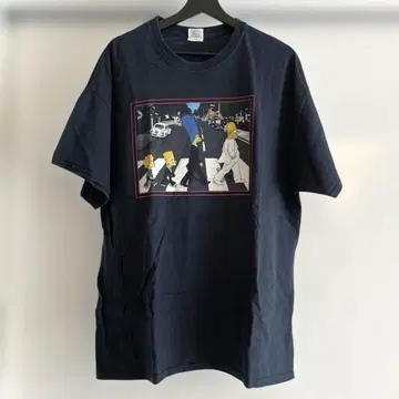 심슨 블랙 티셔츠 XL