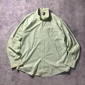 90s 타미힐피거 TOMMY HILFIGER 셔츠 시티 보이