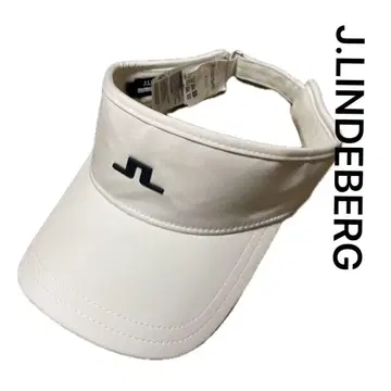 미사용 새상품 J.LINDEBERG 제이 린드버그 화이트 바이저
