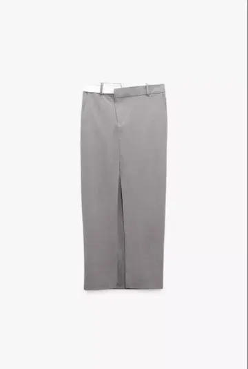 ZARA 자라 스커트 그레이 타이트 비대칭 슬릿