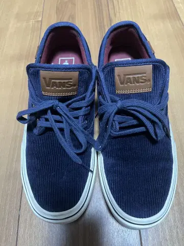 반스 스니커즈 네이비 코듀로이 26.5cm 반스