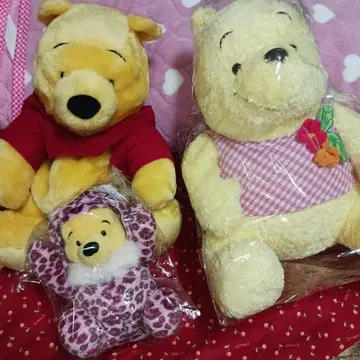디즈니 곰돌이 푸 백팩형 봉제 인형 & 봉제 인형 2개 묶음 판매