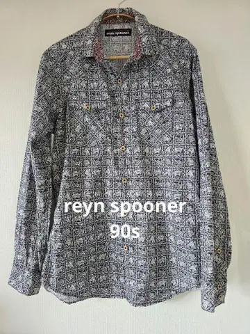 90s 레인 스푸너 reyn spooner 라하이나 세일러 긴팔
