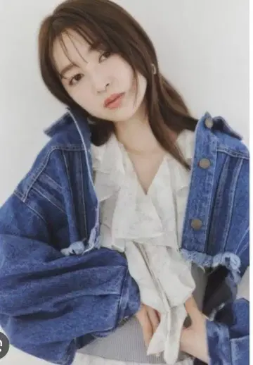 snidel 스나이델 마이크로 숏 데님 자켓 데님 자켓