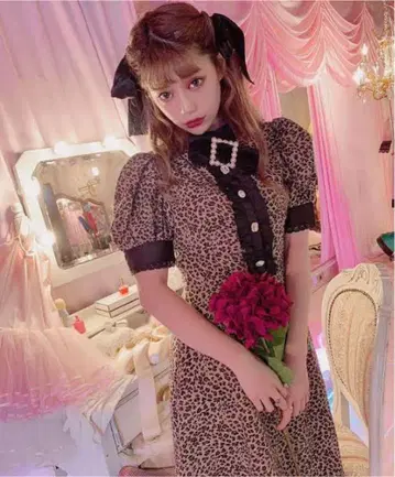 Swankiss 레오파드 무늬 원피스