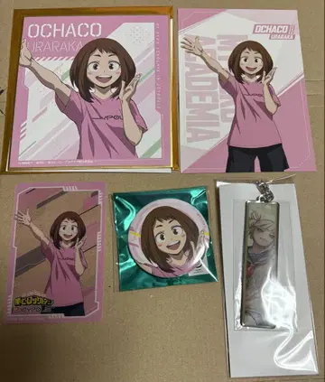 히로아카 조이폴리스 캔뱃지 혜택 엽서 색지 클리어 카드 레이니치