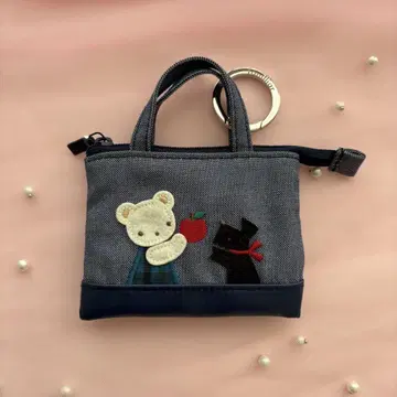 파밀리아 미니 데님 백