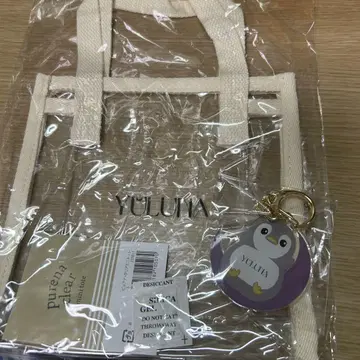 나카무라 유리카 YULUNA 클리어 토트 펭귄 키링