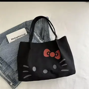 헬로키티 토트백 블랙