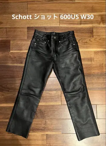 Schott 샷 600US 7449 W30 가죽 팬츠