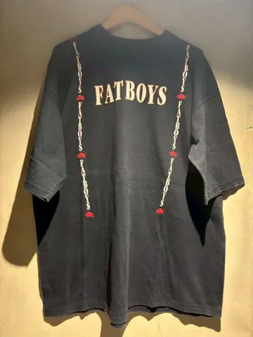 FATBOYS 블랙 티셔츠 XL