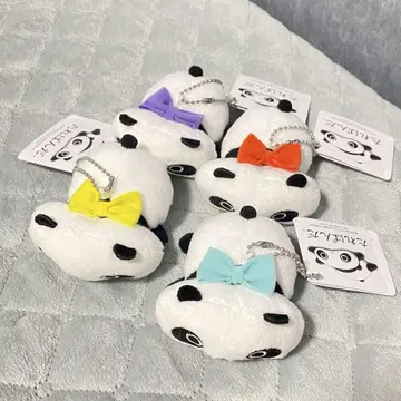 타레판다 리본 마스코트 키체인 [4종 세트]